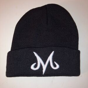 Dragon Ball Majin Buu Vegeta Beanie Hat OSFM Logo Black White New